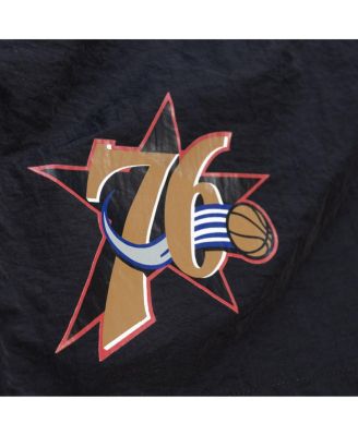 Men's Black Philadelphia 76ers Team Essentials Nylon Shorts