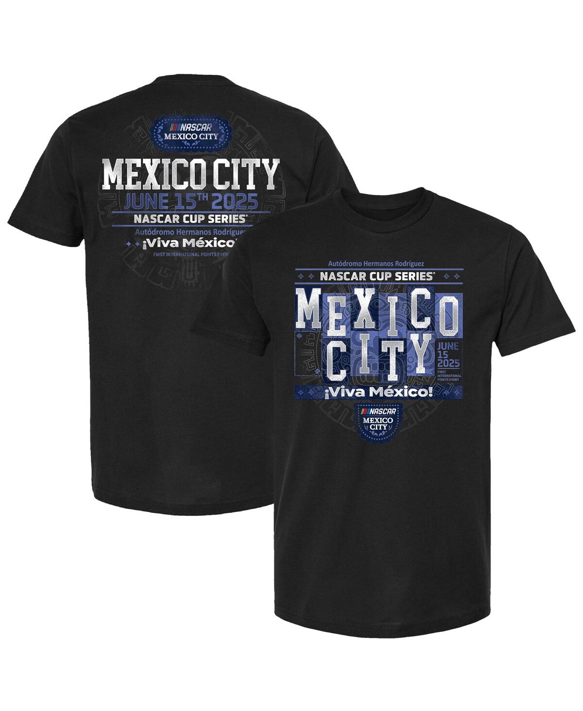 Nascar Men's Black Mexico City Race Event T-shirt In Brown