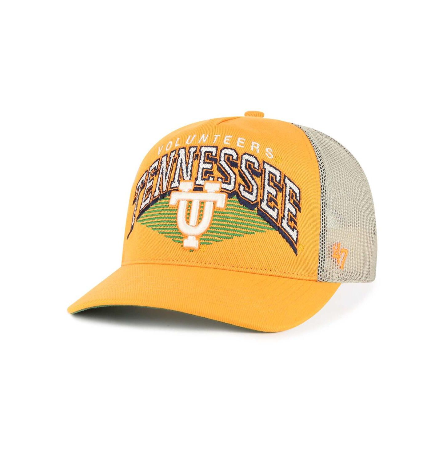 Мужская кепка '47 Brand Tennessee Orange Tennessee Volunteers Pomona Mesh Hitch Adjustable Trucker Hat — фото 1