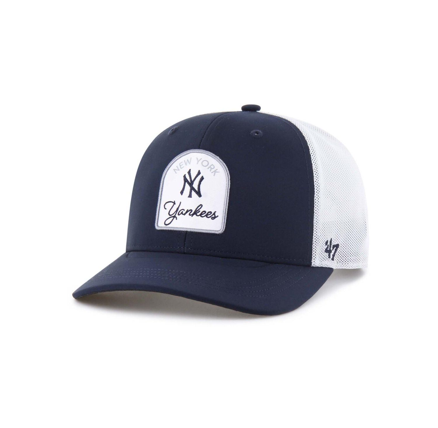 Men's Navy New York Yankees Gimmie Golf Trucker Adjustable Hat