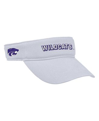 Men's White Kansas State Wildcats 2025 On-Field Ace Performance Adjustable Visor Hat