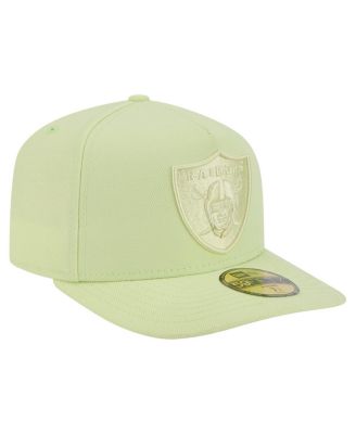 Men's Light Green Las Vegas Raiders Color Pack A-Frame 59FIFTY Fitted Hat