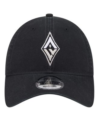 Men's and Women's Black Las Vegas Aces Core Alt Logo 9TWENTY Adjustable Hat