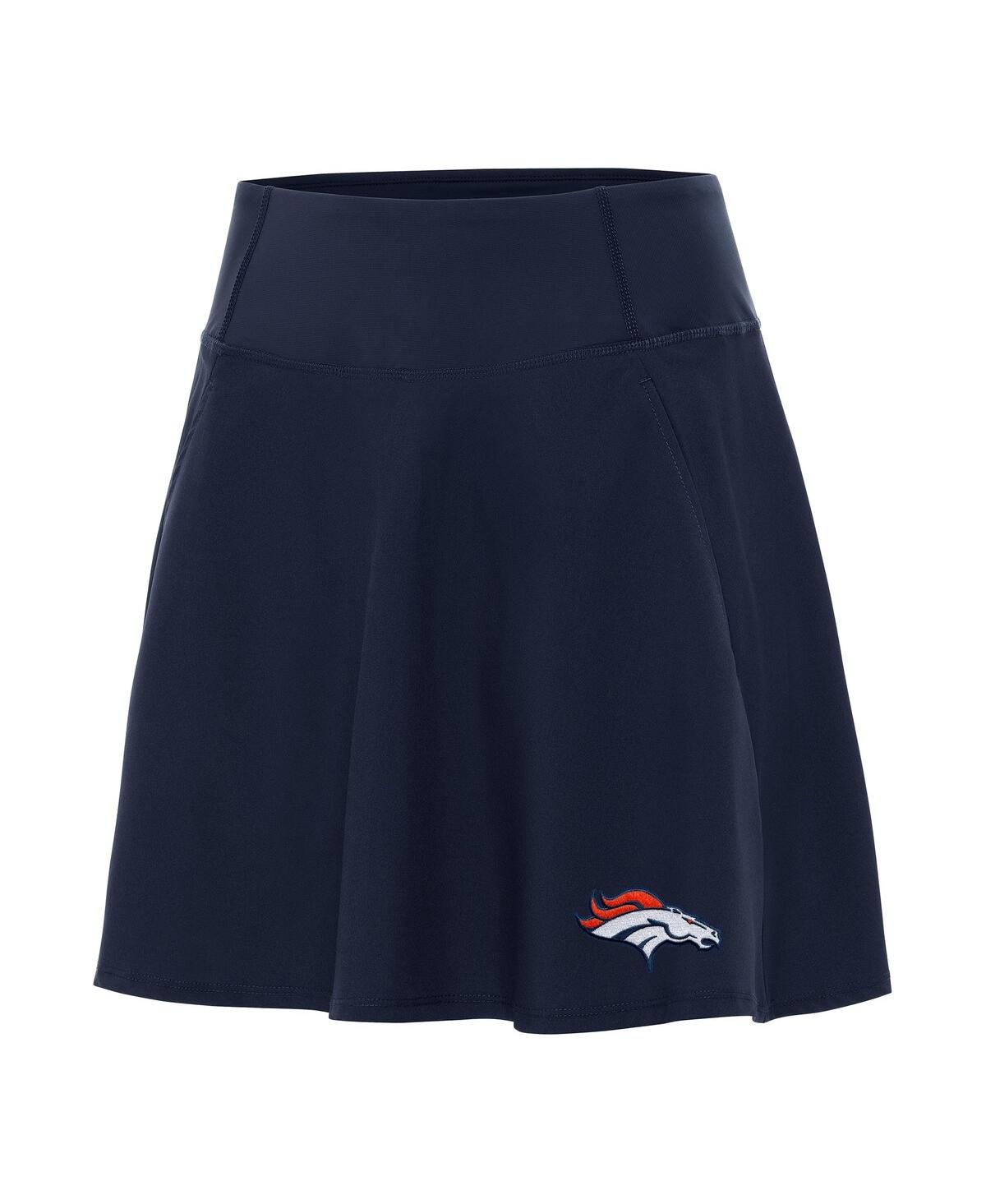 Women's Navy Denver Broncos Chip Skort - Navy