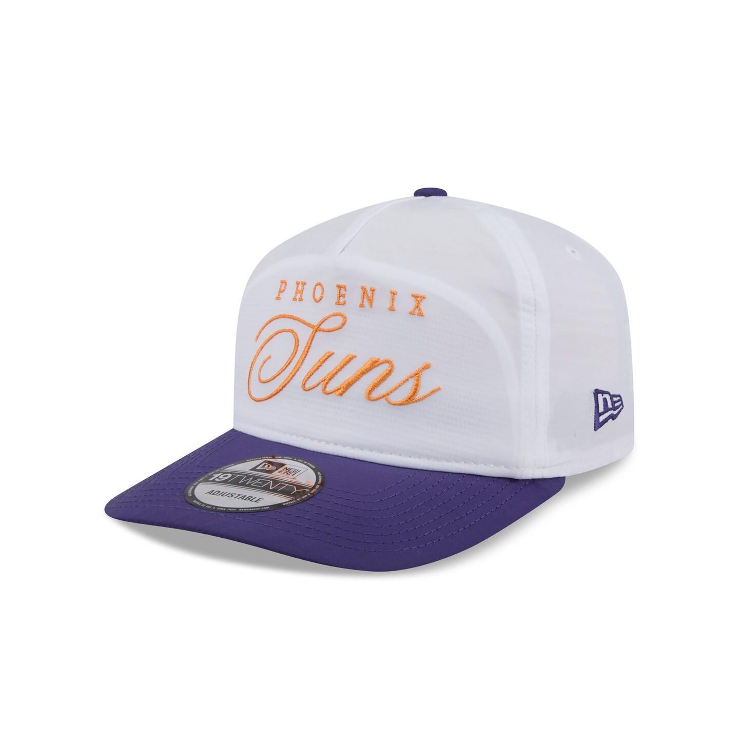 Мужская кепка New Era White/Purple Phoenix Suns 2025 NBA Draft On-Stage Nylon 19TWENTY Adjustable Hat — фото 3