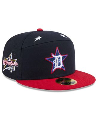 New Era - Men's Navy/Red Detroit Tigers 2025 MLB All-Star Game Workout Side Patch 59FIFTY Fitted Hat