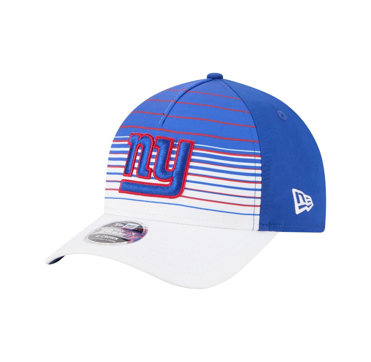 Men's White/Royal New York Giants Adventure Gradient 9FORTY M-crown A-Frame Adjustable Hat