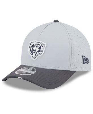 New Era - Men's Gray/Graphite Chicago Bears 2025 NFL Training Camp A-Frame 9FORTY Adjustable Hat