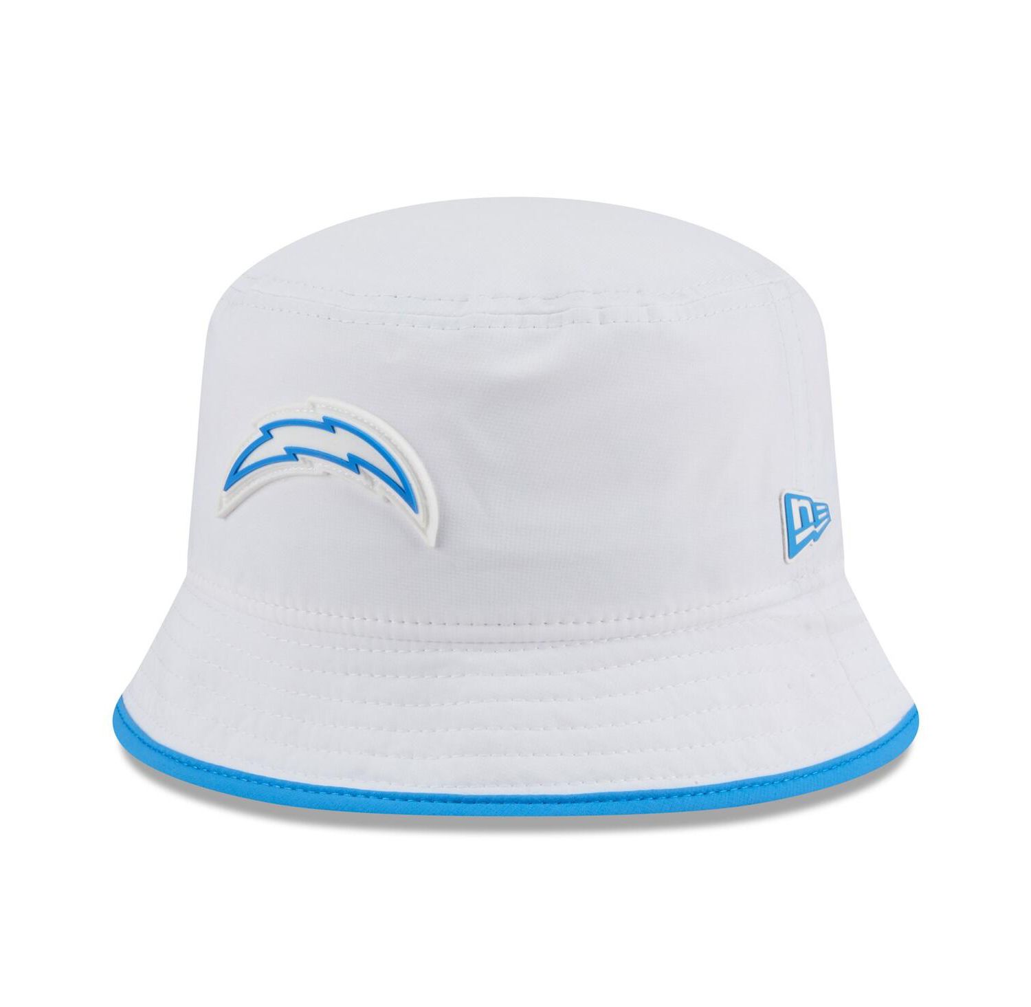 Men's White Los Angeles Chargers 2025 NFL Training Camp Stretch Bucket Hat
