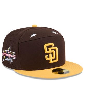 New Era - Men's Brown/Gold San Diego Padres 2025 MLB All-Star Game Side Patch 59FIFTY Fitted Hat