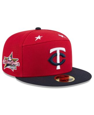 New Era - Men's Red/Navy Minnesota Twins 2025 MLB All-Star Game Side Patch 59FIFTY Fitted Hat
