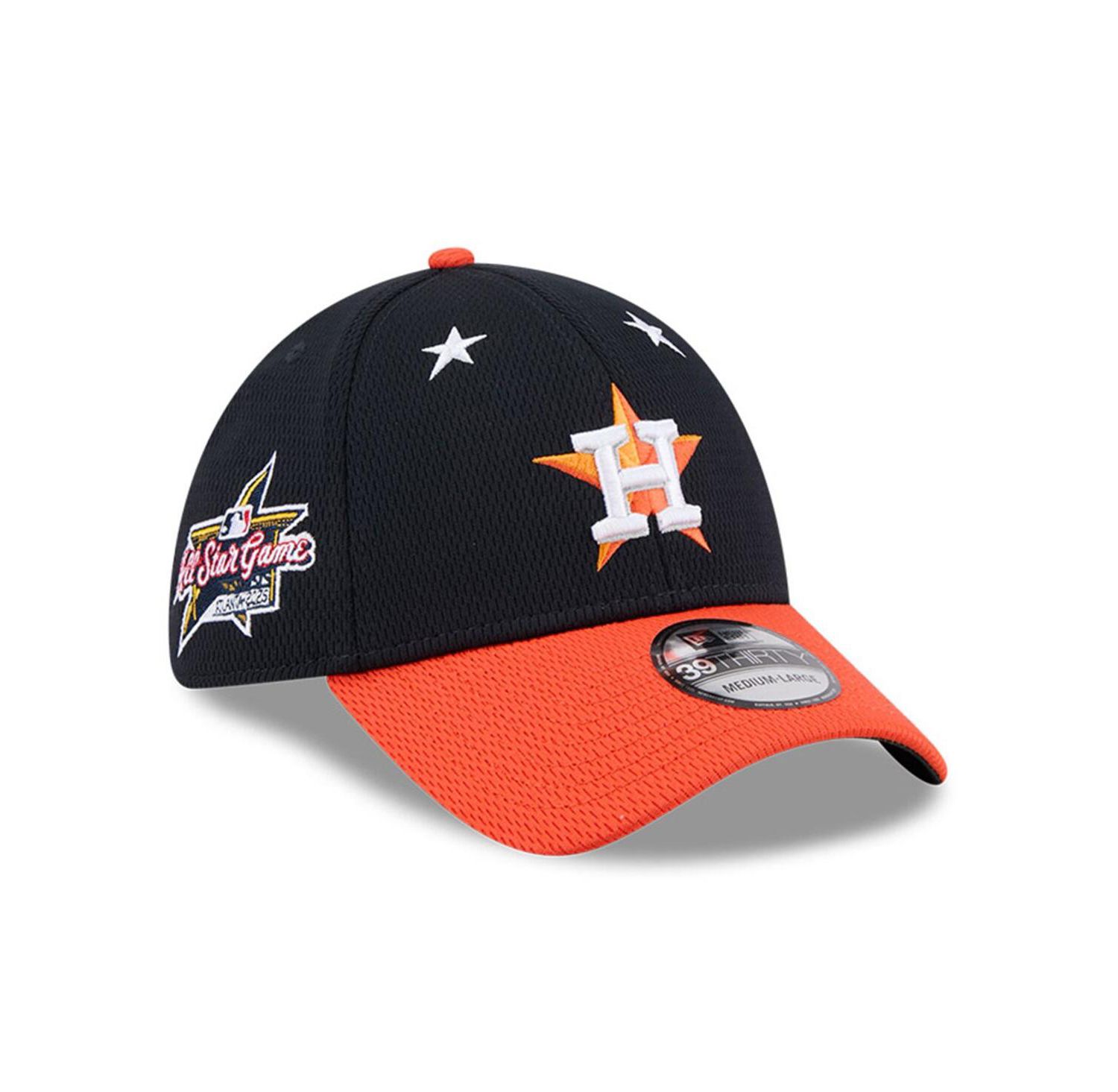 Men's Navy/Orange Houston Astros 2025 MLB All-Star Game 39THIRTY Flex Hat
