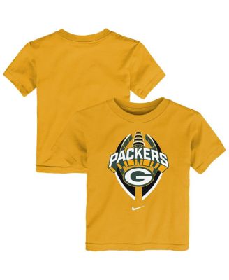 Nike - Toddler Gold Green Bay Packers Icon Legend T-Shirt