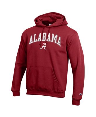 Men's&nbsp;Crimson Alabama Crimson Tide Arch Over Logo Pullover Hoodie
