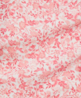 Baby Girls Floral Velour Coverall