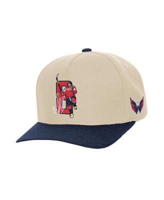 Mitchell & Ness - Men's Alexander Ovechkin Cream Washington Capitals All Time Goals Pro crown Adjustable Hat