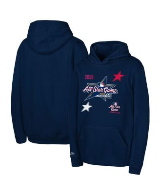 Mitchell & Ness - Big Boys and Girls Navy 2025 MLB All-Star Game Pullover Hoodie