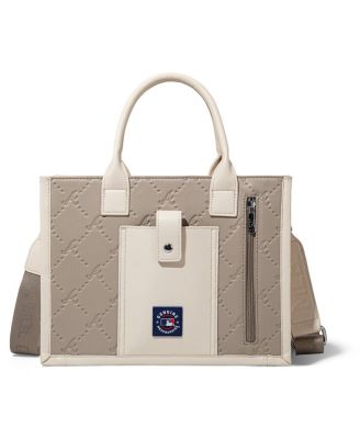 Atlanta Braves Whipstitch Crossbody Tote Handbag