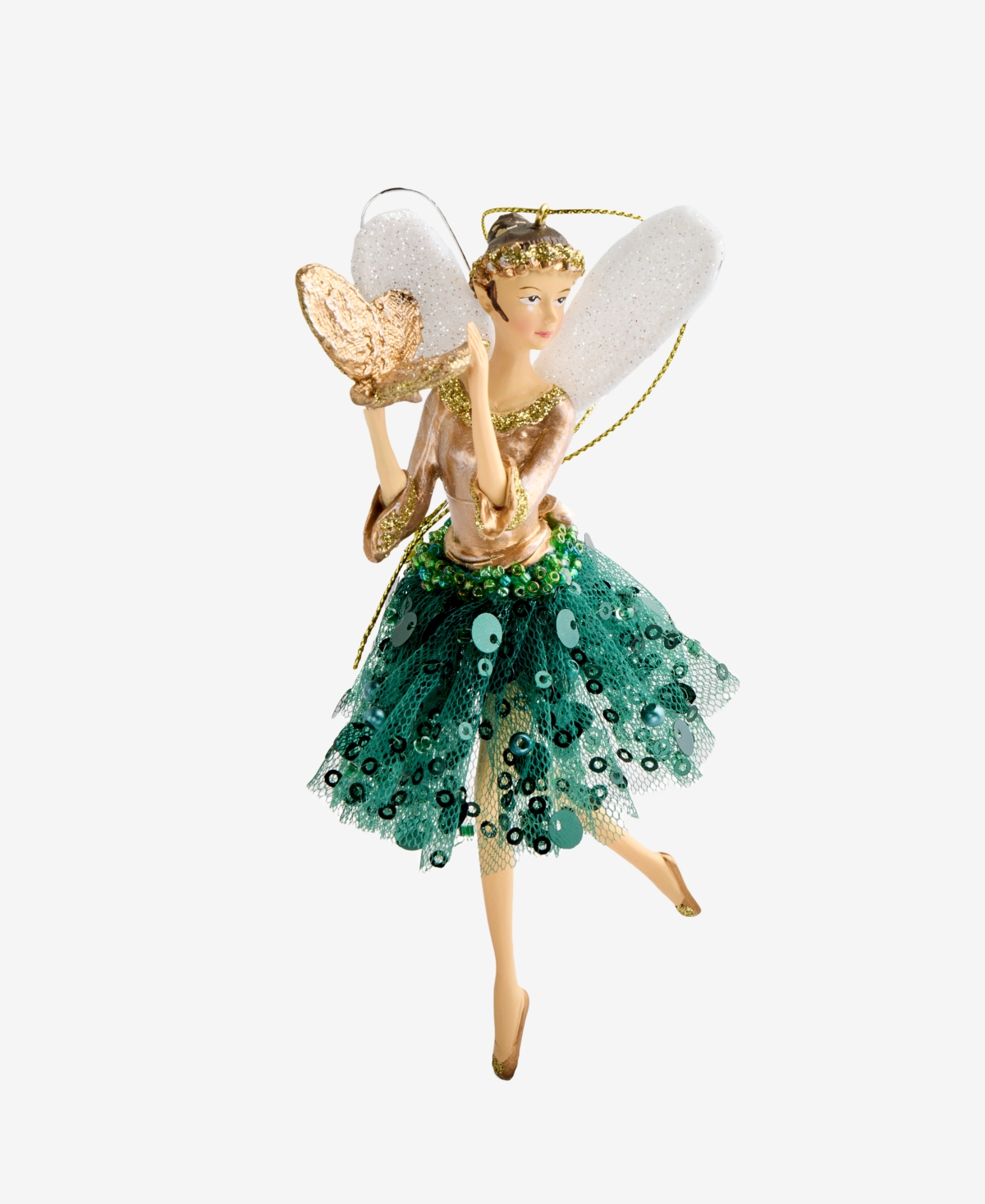 Holiday Lane Enchanted Forest Winged Fairy Ornament, Macy's Exclusive In Multi