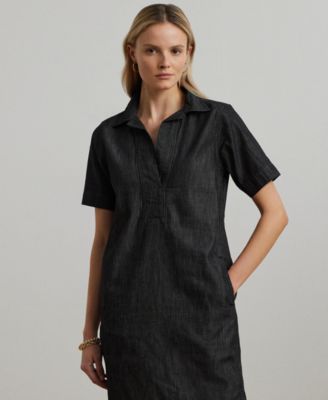 Denim Cotton Shift Dress