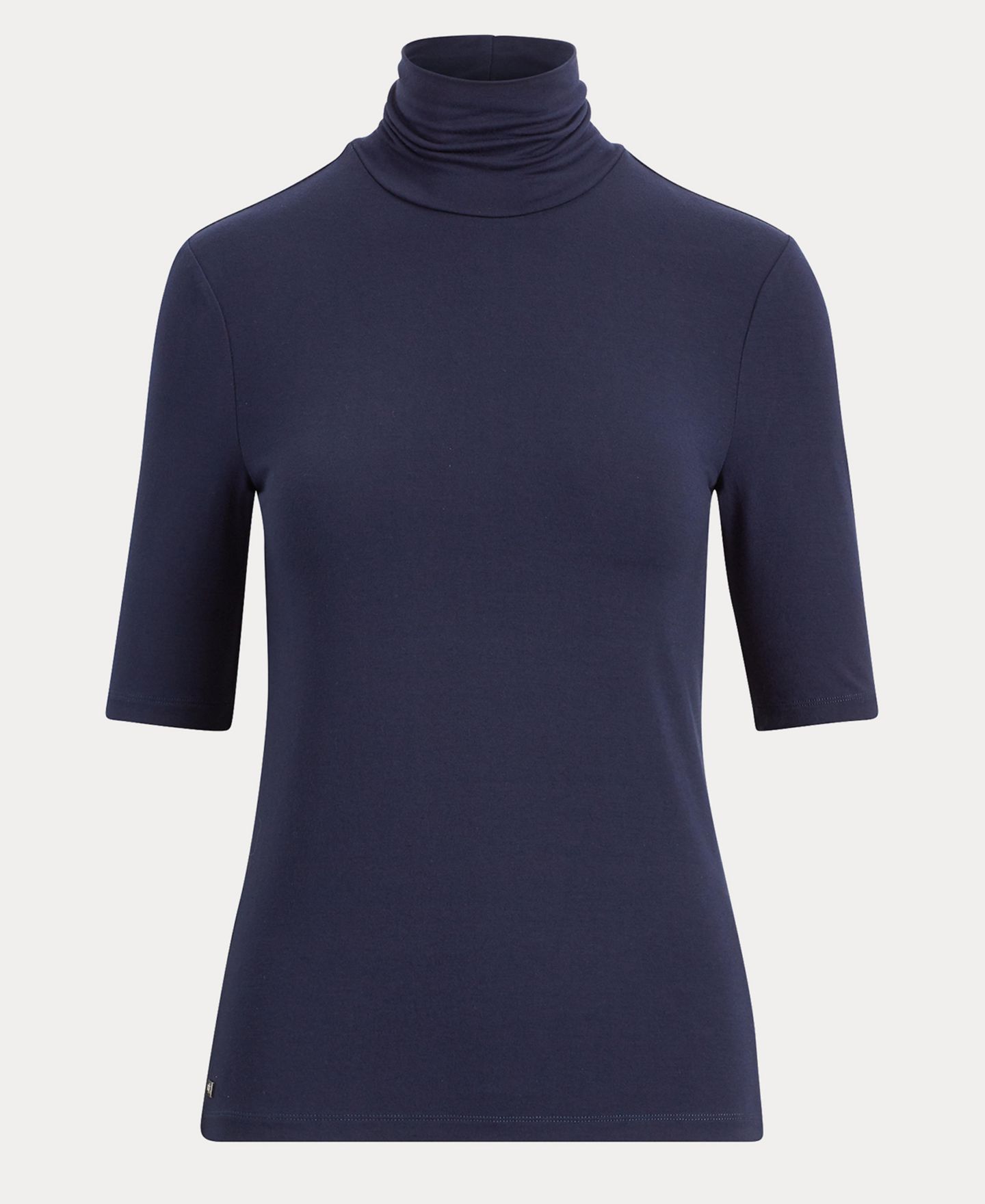 Женский топ Lauren Ralph Lauren Slim-Fit Turtleneck, цвет: Тёмно-синий — фото 6
