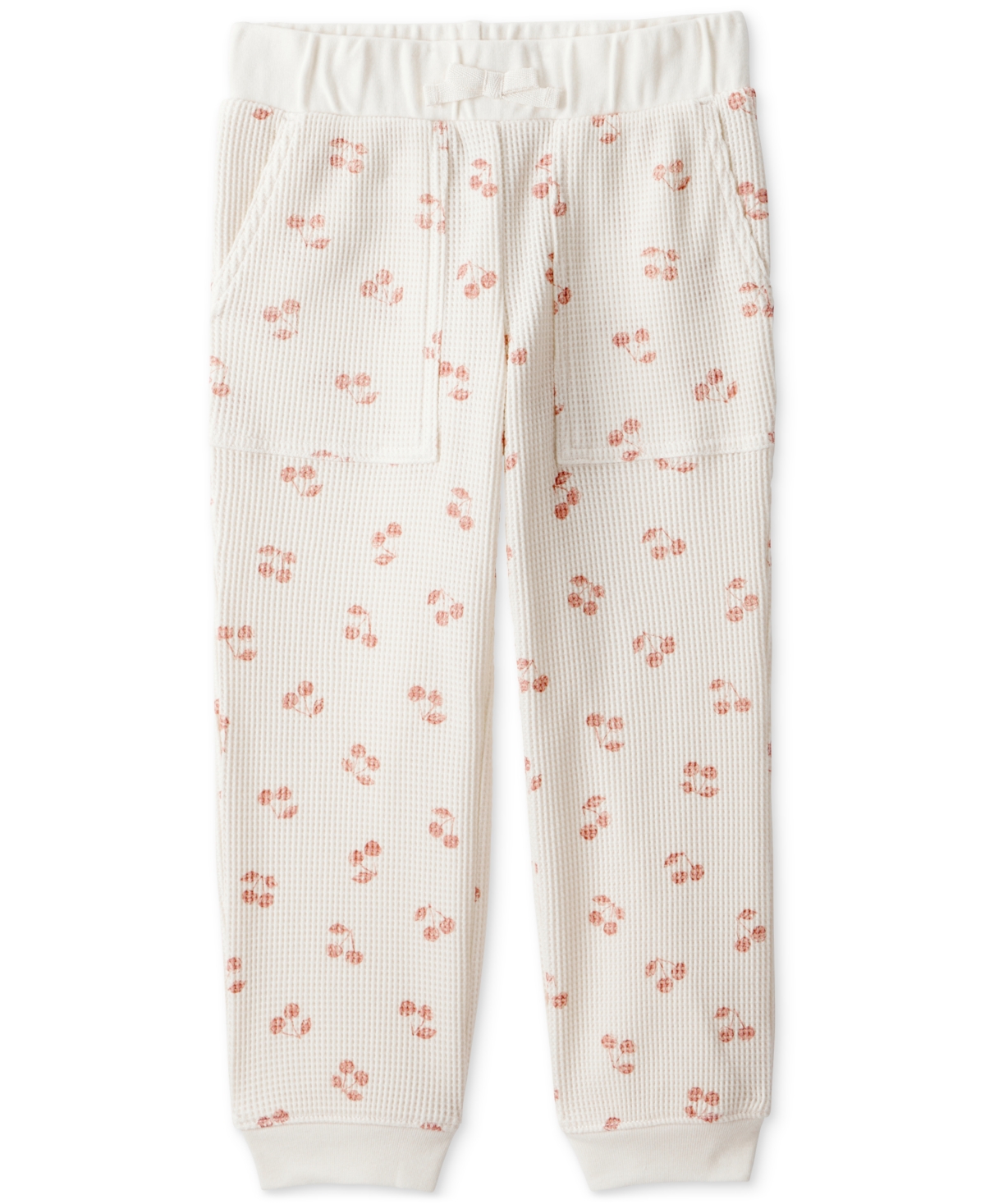 Carter's Toddler Girls Cherry Fruit-print Long-sleeve Top & Pants, 2 Piece Set In Neutral