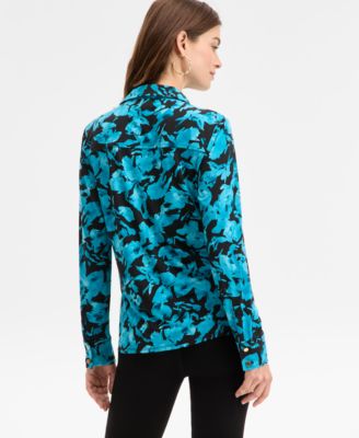 Women's Printed Utility Top, Macy's Exclusive