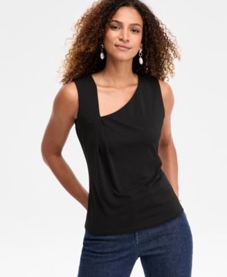 Women's Asymmetrical-Neck Tank, Macy's Exclusive
