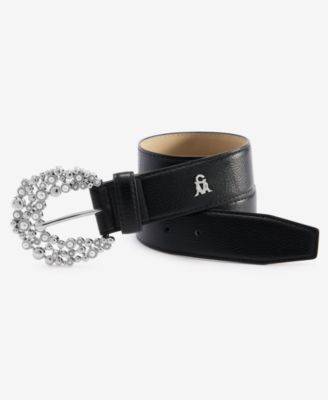 Steve Madden - Imitation Pearl Buckle Belt