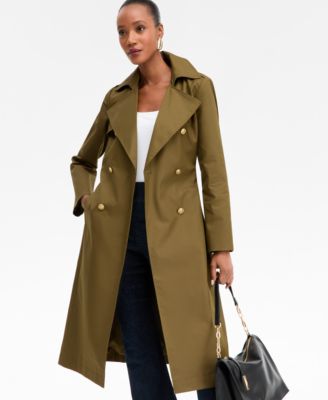 Women's Military Trench Coat, Macy's Exclusive 
