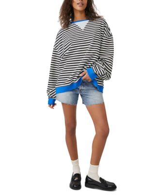 Women's Classic Striped Crewneck Top