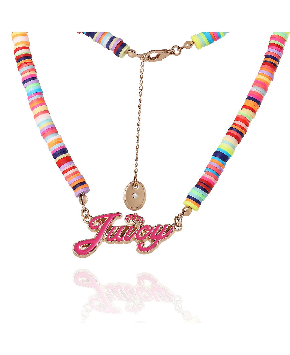 Juicy Couture Kids 15 2인치 컨페티 비드 목걸이