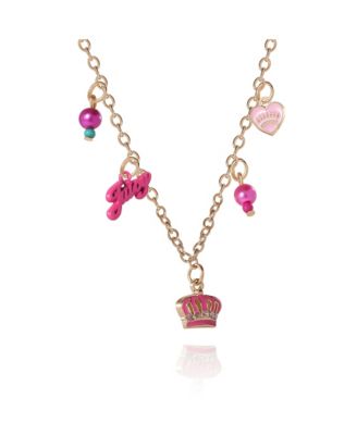 15+2" Beaded Charm Necklace