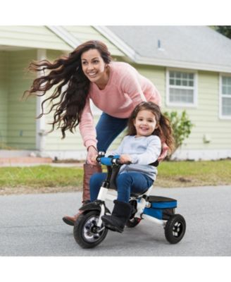 Toddler 5-in-1 Folding Trike 1-5 Years Old w/ Safety Harness Storage