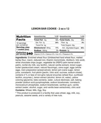 Lemon Bar Cookies Gift Box, 12 Cookies