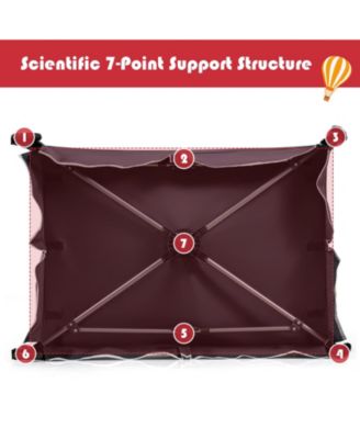 Kids 4 in 1 Convertible Portable Playard Newborn Napper