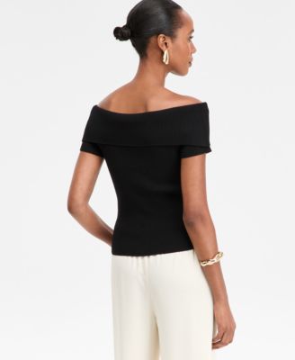 Women's Off-The-Shoulder Sweater, Macy's Exclusive