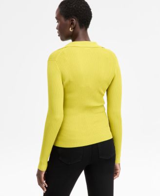 Women's Johnny Collar Sweater, Macy's Exclusive