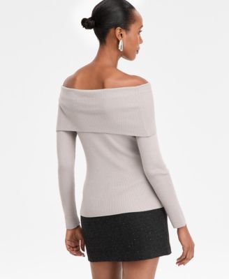 Women's Off-The-Shoulder Sweater, Macy's Exclusive