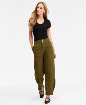 I.N.C. International Concepts - Women's Studded Tapered Pants