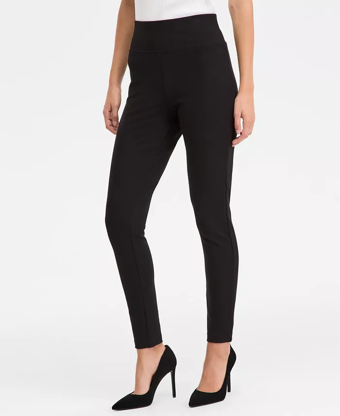 Women's High-Rise Pont&eacute;-Knit Leggings - thumbnail 2