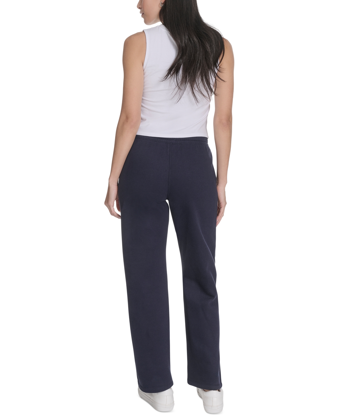 Calvin Klein Performance Women's High-waist Relaxed Sweatpants In Blue