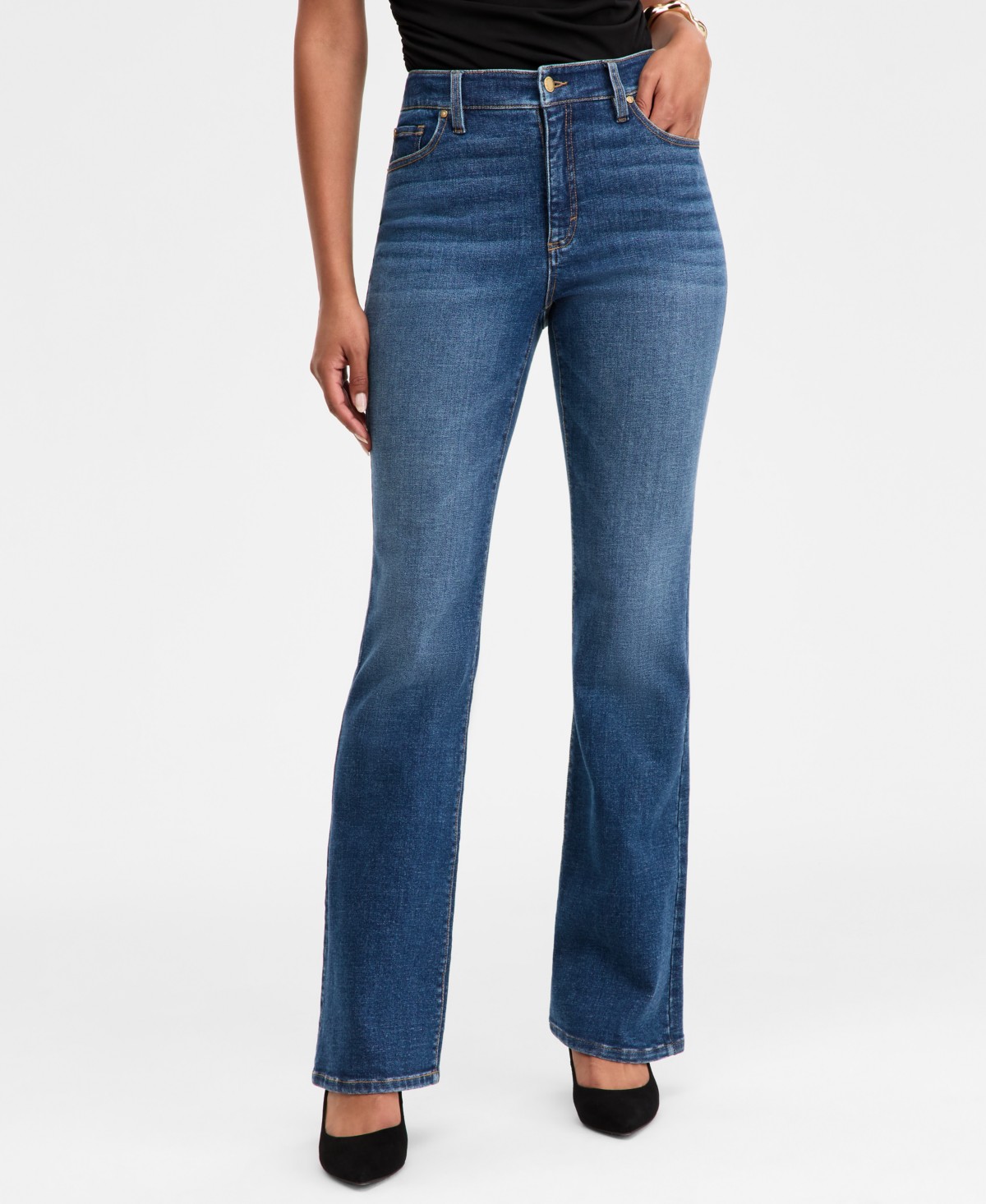 Женские джинсы I.N.C. International Concepts Women's High-Rise Bootcut Jeans — фото 1