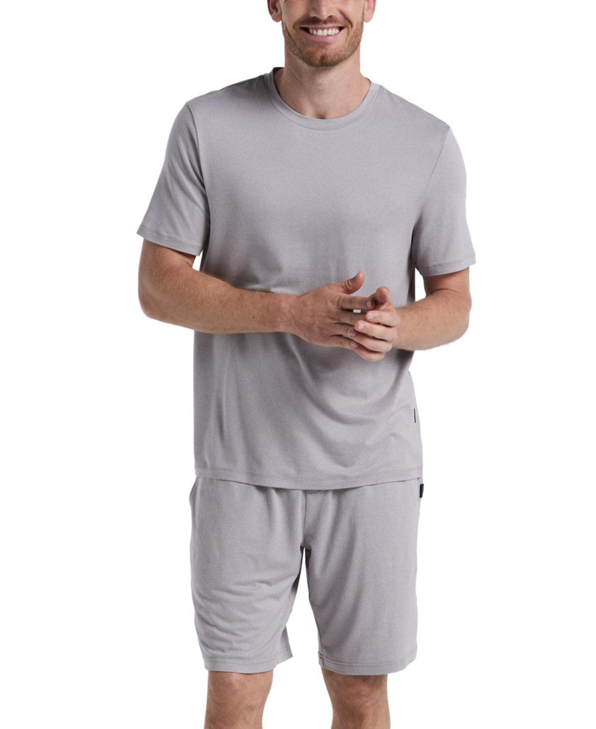Perry Ellis Portfolio Men's Crewneck Pajama T-shirt In Multi