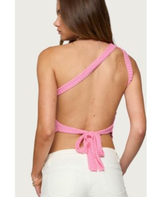 Women's Codi Backless Asymmetric Knit Top