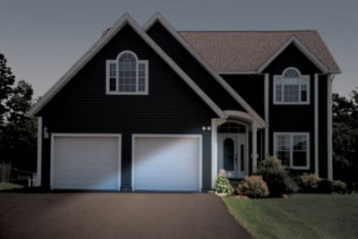 Battery-Powered Motion-Activated Dual Head LED Security Spotlight