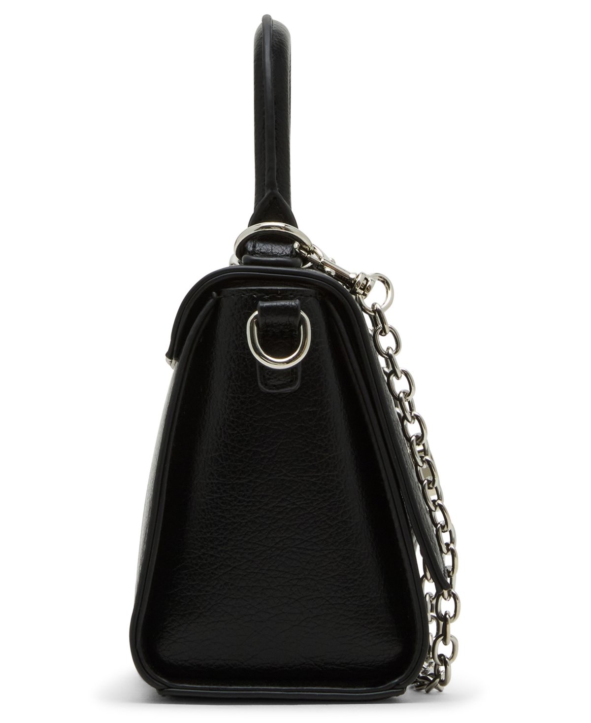 Madden Girl Trissa Turn Lock Satchel Bag In Black