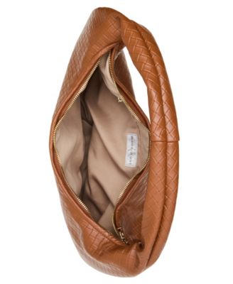 Jesinia Woven Zipper Hobo Bag