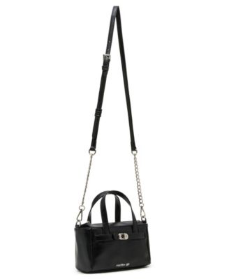 Cathc Crinkle Zipper Satchel Bag