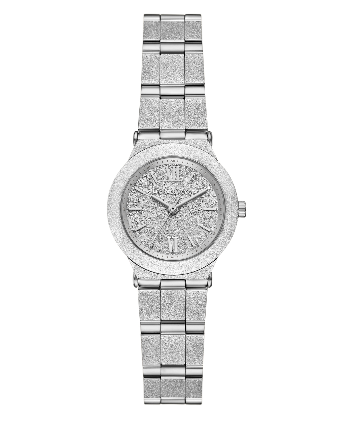 Michael Kors Petite Billie Frosted Silver-tone Watch In Metallic